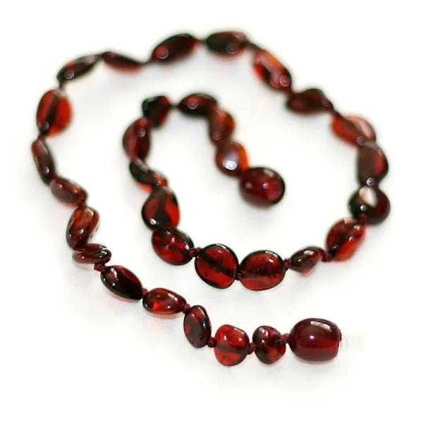 13 Inch Raw Amber Necklace