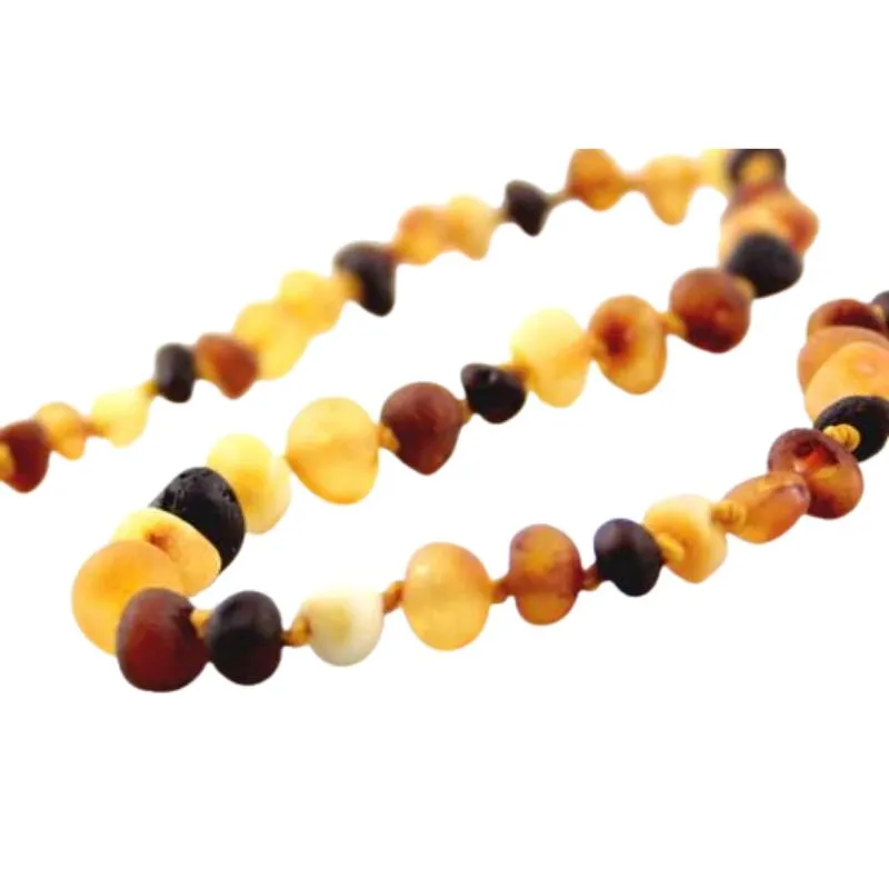 13 Inch Raw Amber Necklace