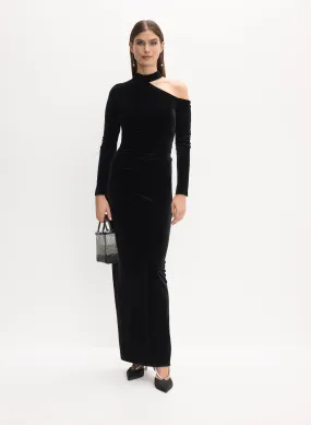 BA Nites - Cut-Out Velvet Dress