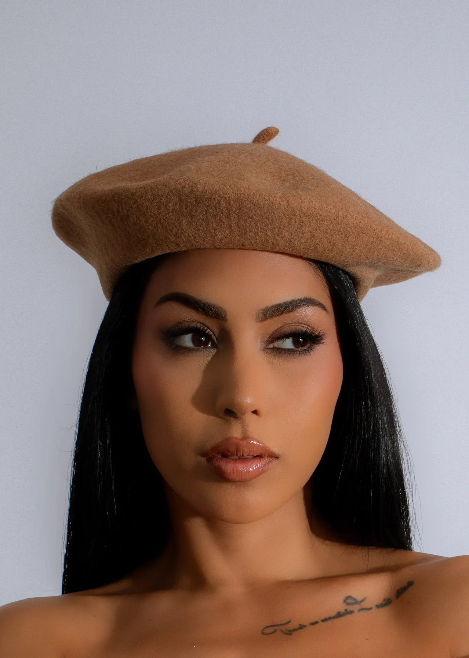 Beauty In The City Beret Brown