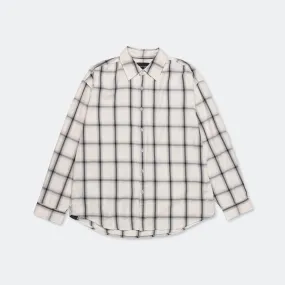 Big LS Shirt - Bone Plaid