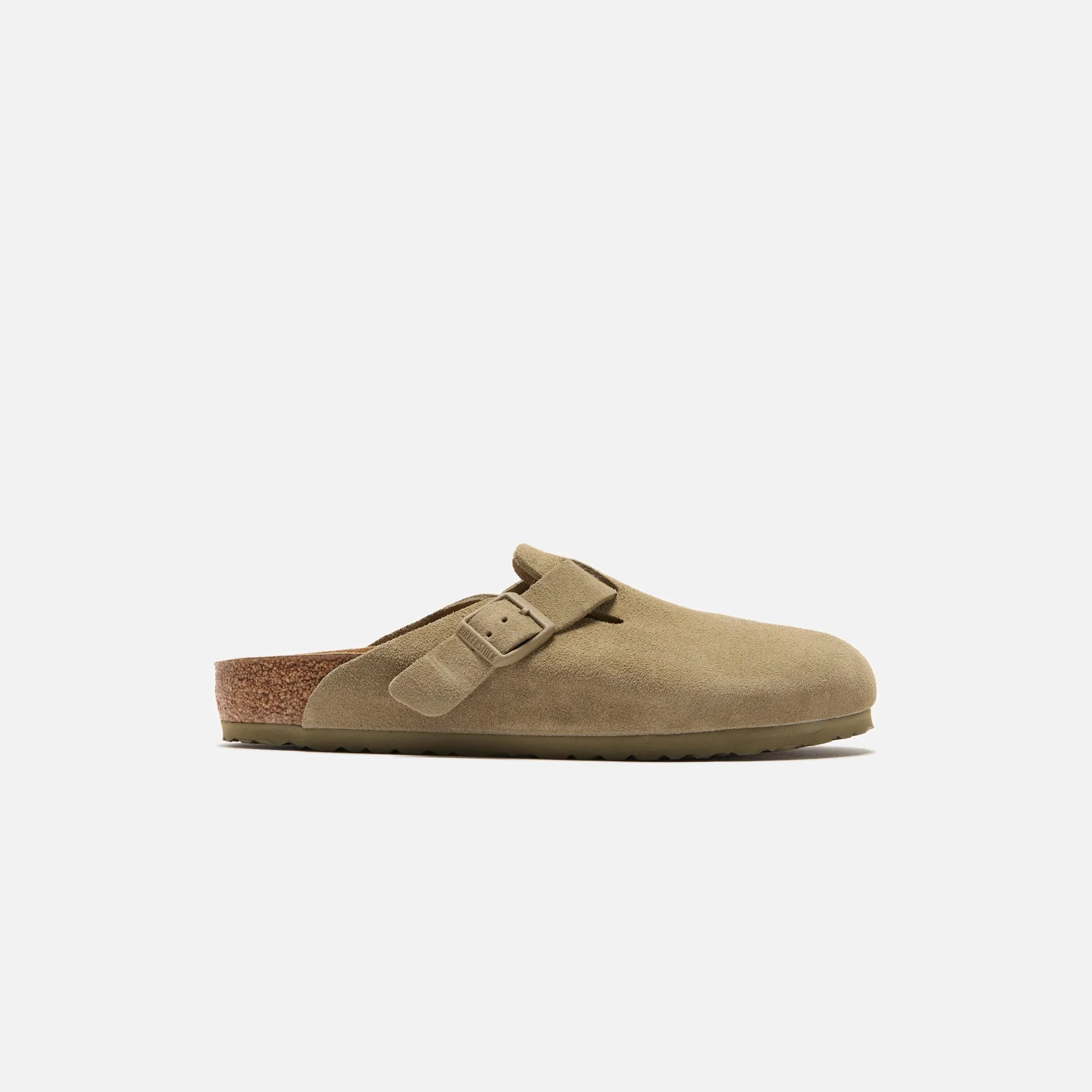 Birkenstock Boston Suede - Faded Khaki