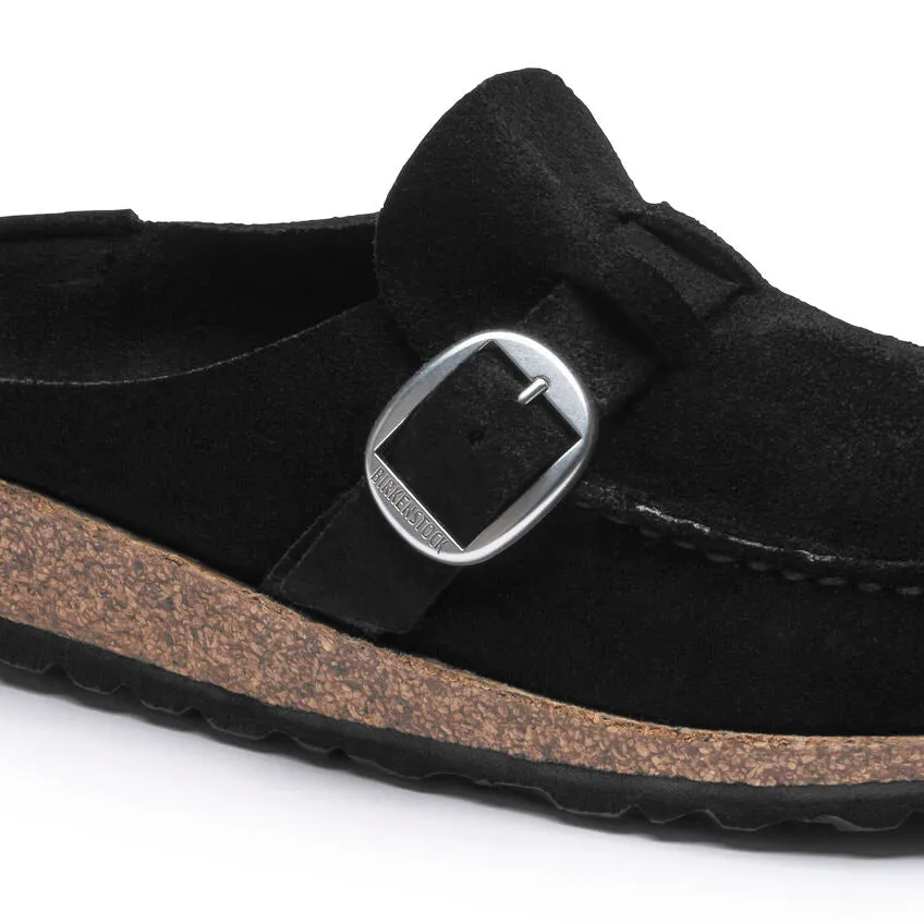 BIRKENSTOCK BUCKLEY BLACK SUEDE