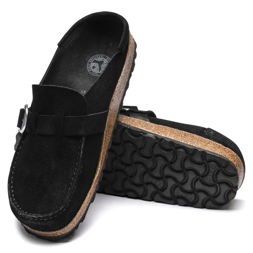 BIRKENSTOCK BUCKLEY BLACK SUEDE