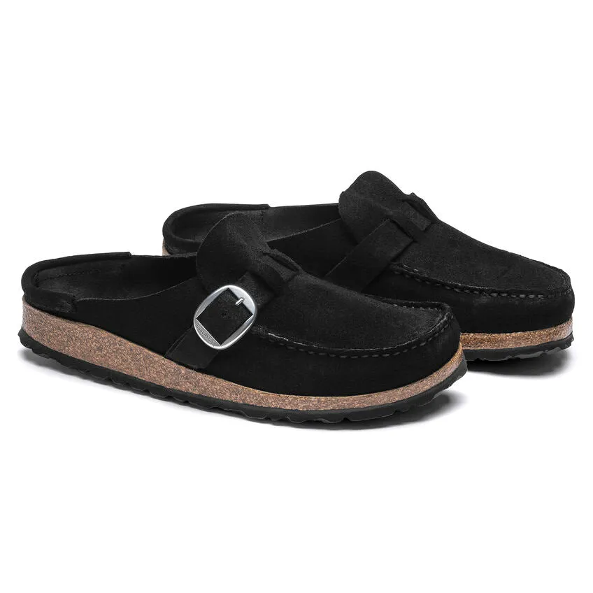 BIRKENSTOCK BUCKLEY BLACK SUEDE