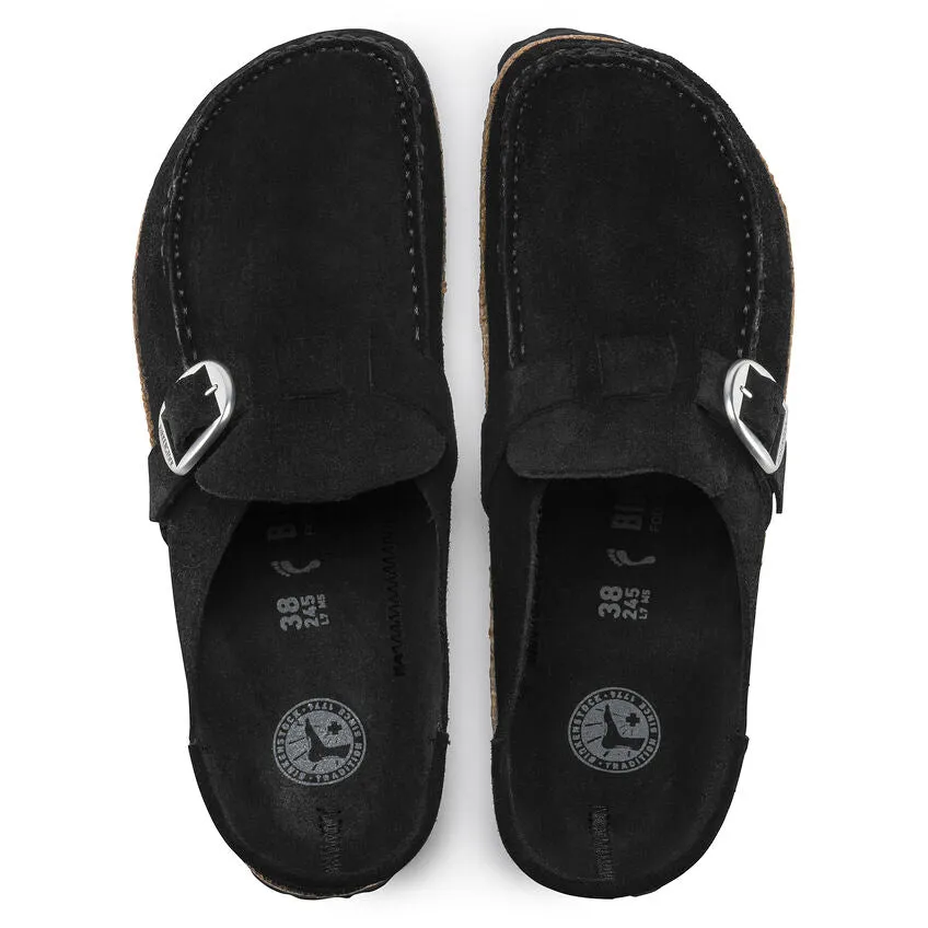 BIRKENSTOCK BUCKLEY BLACK SUEDE