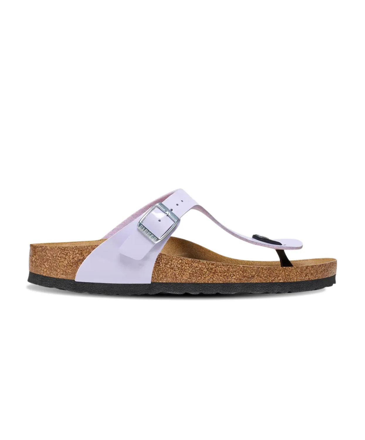 Birkenstock Gizeh Birko-Flor Purple Fog Patent Sandals