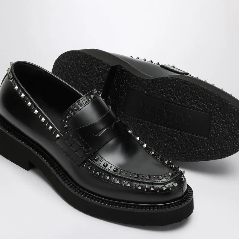 BLACK GENTLEGLAM LOAFER WITH STUDS