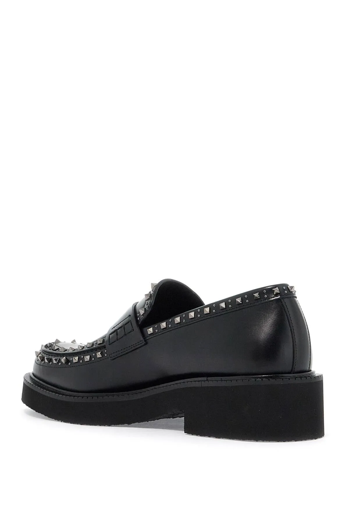 BLACK GENTLEGLAM LOAFER WITH STUDS