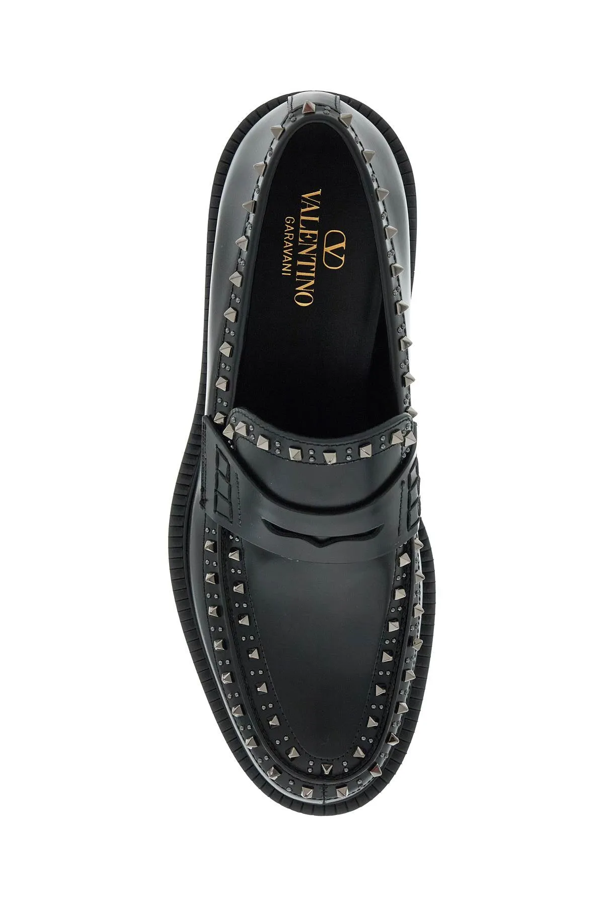 BLACK GENTLEGLAM LOAFER WITH STUDS