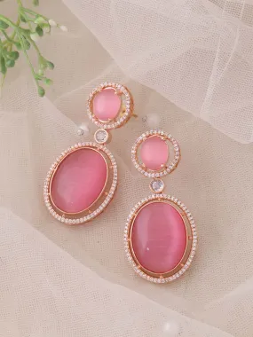 Blush Justina Zirconia Danglers