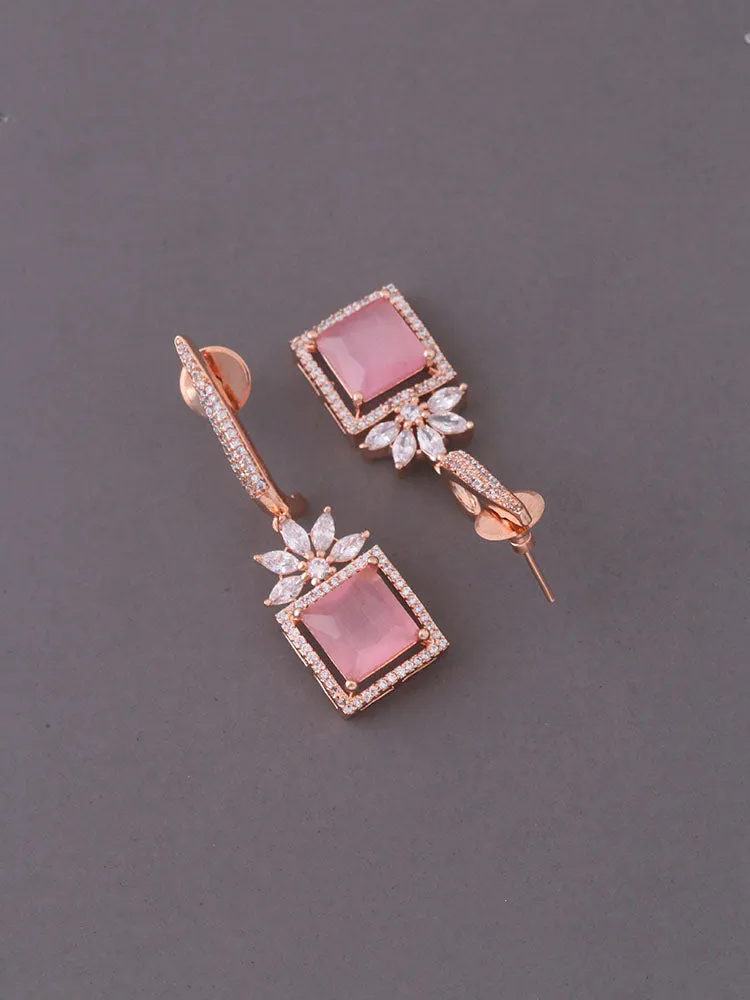 Blush Kristiana Zirconia Danglers