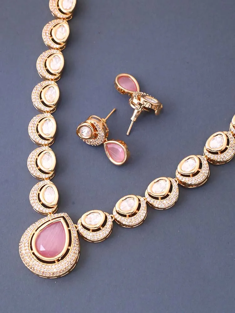 Blush Megan Zirconia Jewellery Set