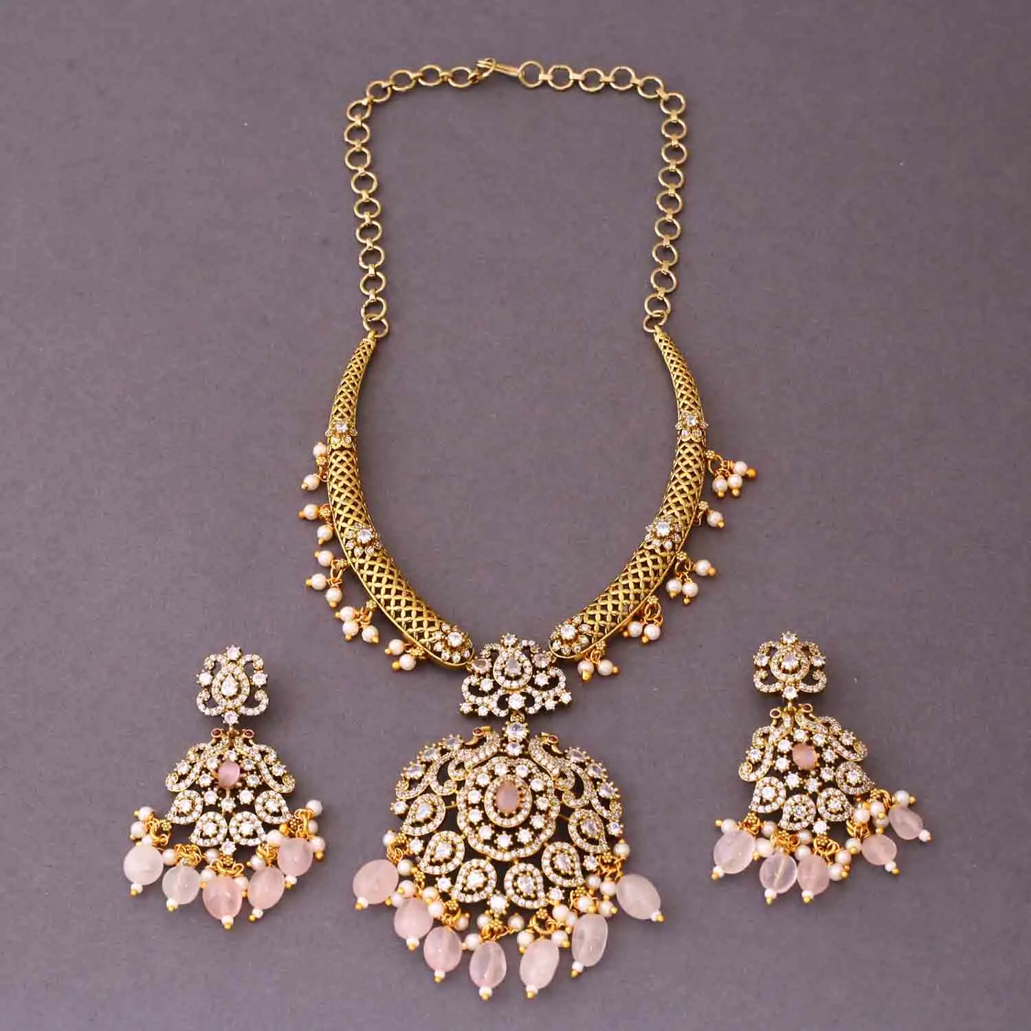 Blush Rory Victorian Jewellery Set - New Arrival