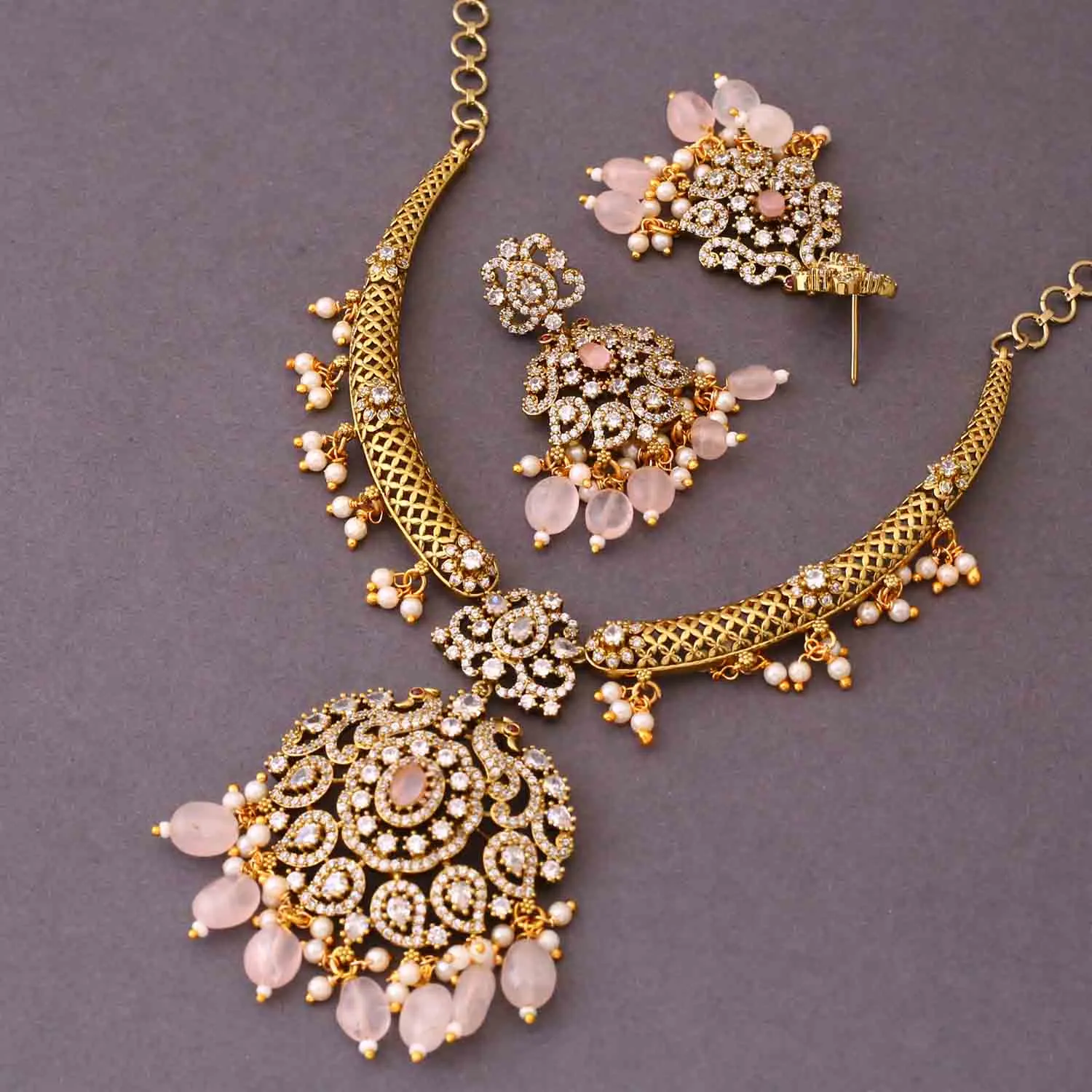 Blush Rory Victorian Jewellery Set - New Arrival