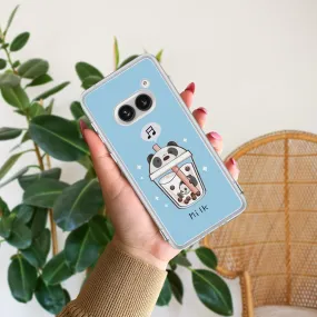 Cartoon Milk Tea We Bare Bears Silicon Case For Nothing