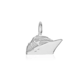 Cruise Ship Charm Sterling Silver