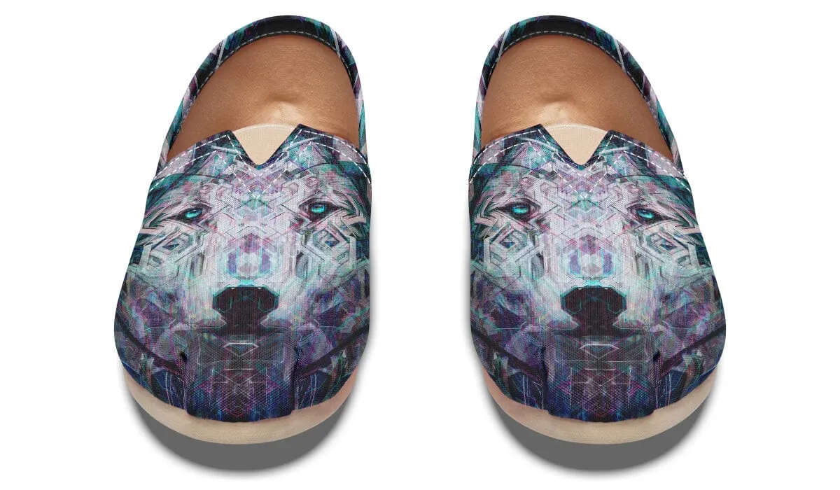 Crystal Wolf Casual Slip on Shoes