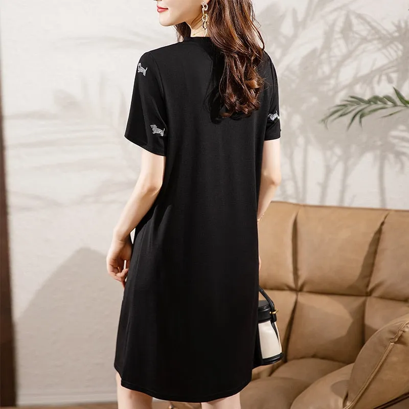 Dachshund Beaded Dress for Women