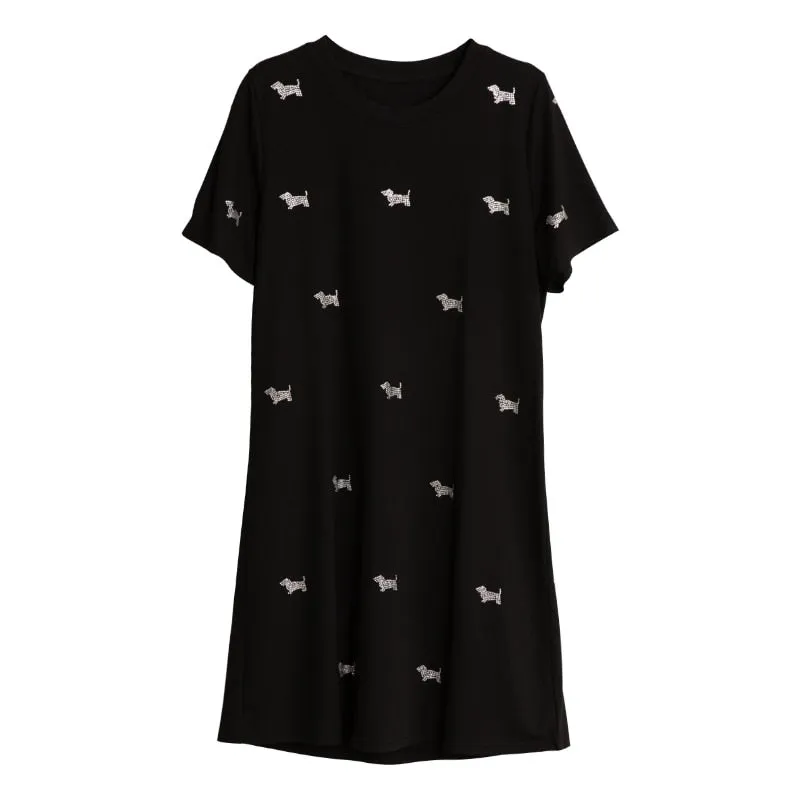 Dachshund Beaded Dress for Women