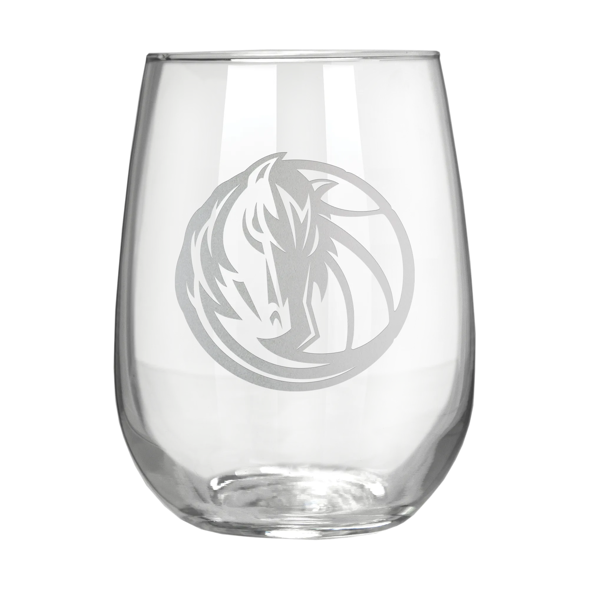 DALLAS MAVERICKS GREAT AMERICAN 17 OZ HORSEHEAD WINE GLASS