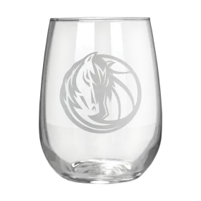 DALLAS MAVERICKS GREAT AMERICAN 17 OZ HORSEHEAD WINE GLASS