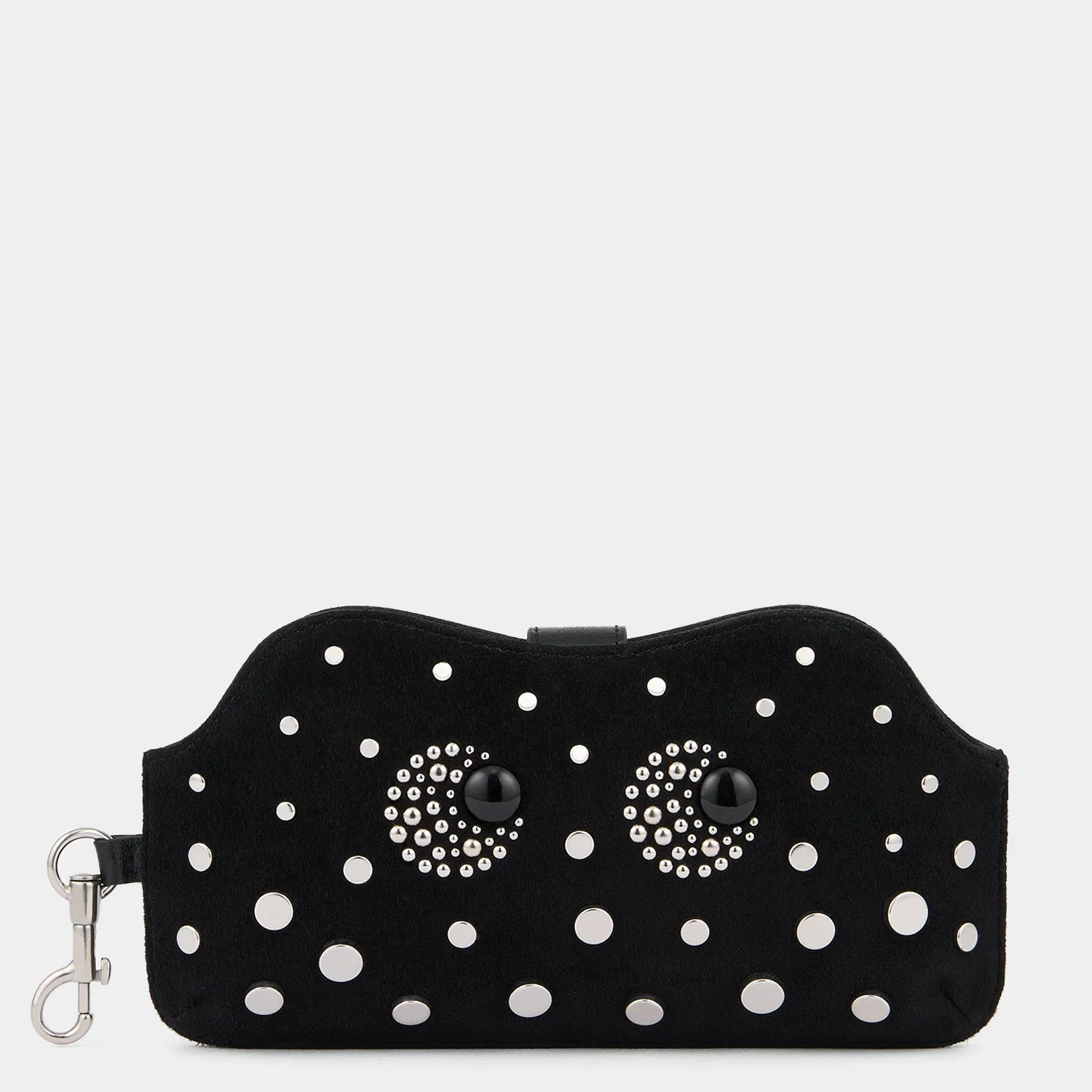 Eyes Studded Glasses Pouch