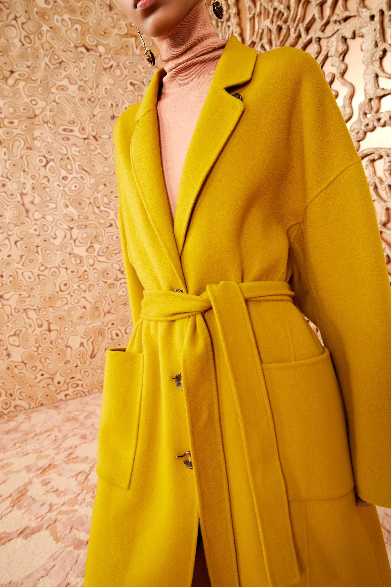 Harlow Coat - Turmeric