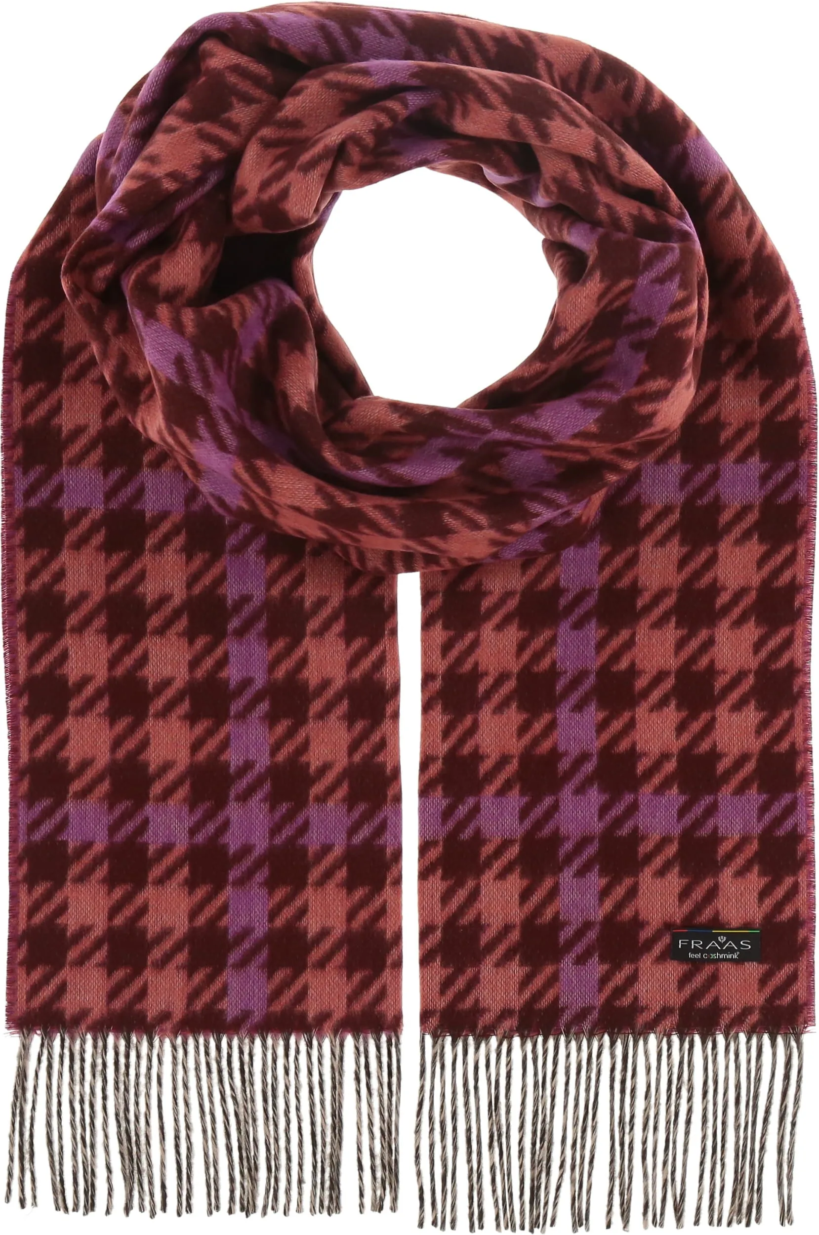 Houndstooth Check Cashmink® Scarf