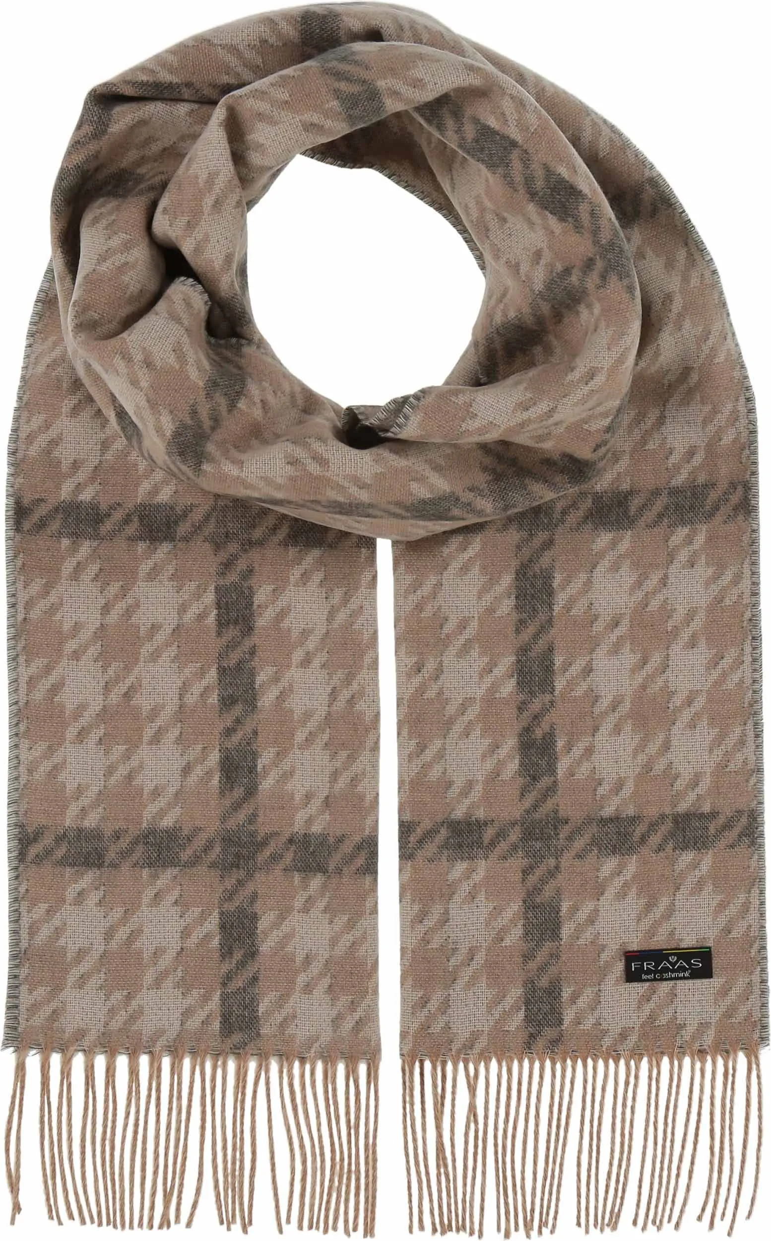 Houndstooth Check Cashmink® Scarf