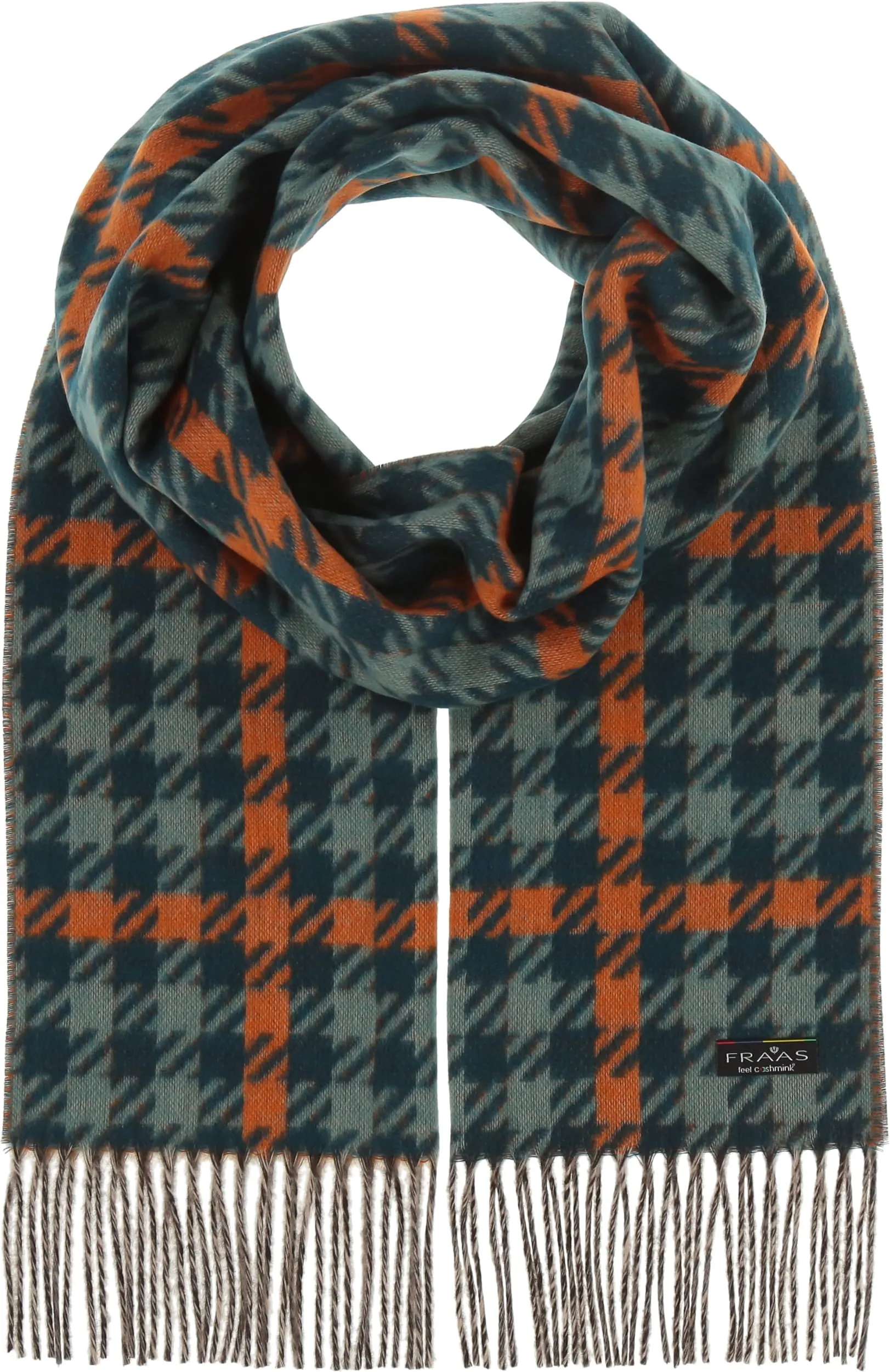 Houndstooth Check Cashmink® Scarf