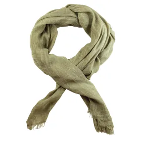 Indispensable Linen Wrap in Leek Green