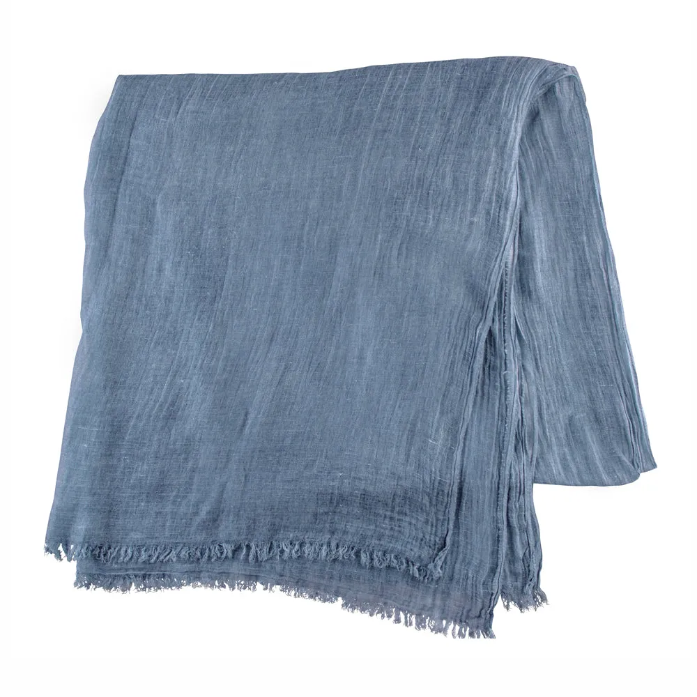 Indispensable Linen Wrap in True Blue