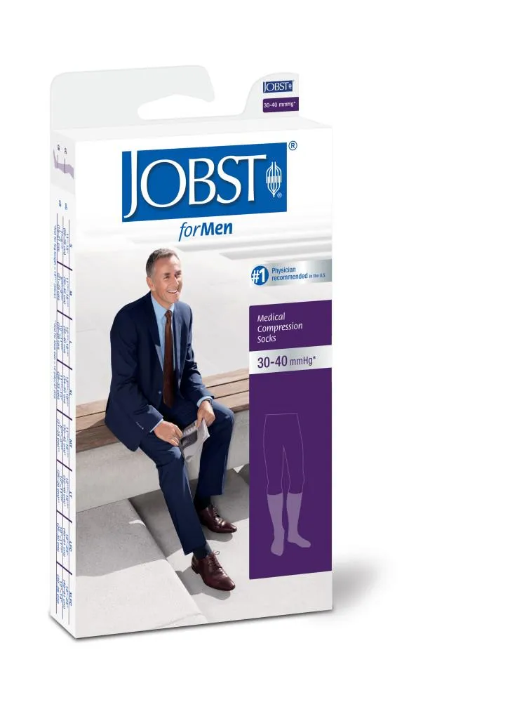 JOBST® FOR MEN KNEE 30-40mmHg OPEN TOE