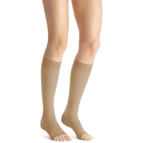 JOBST® Opaque SoftFit Women's Knee High 15-20 mmHg, Open Toe