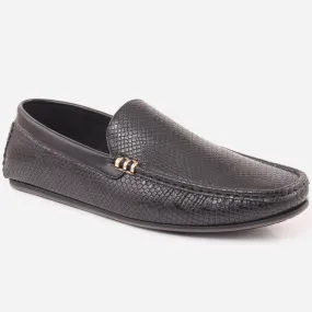 Men "DANN" Sleek Rubber Sole Moccasins