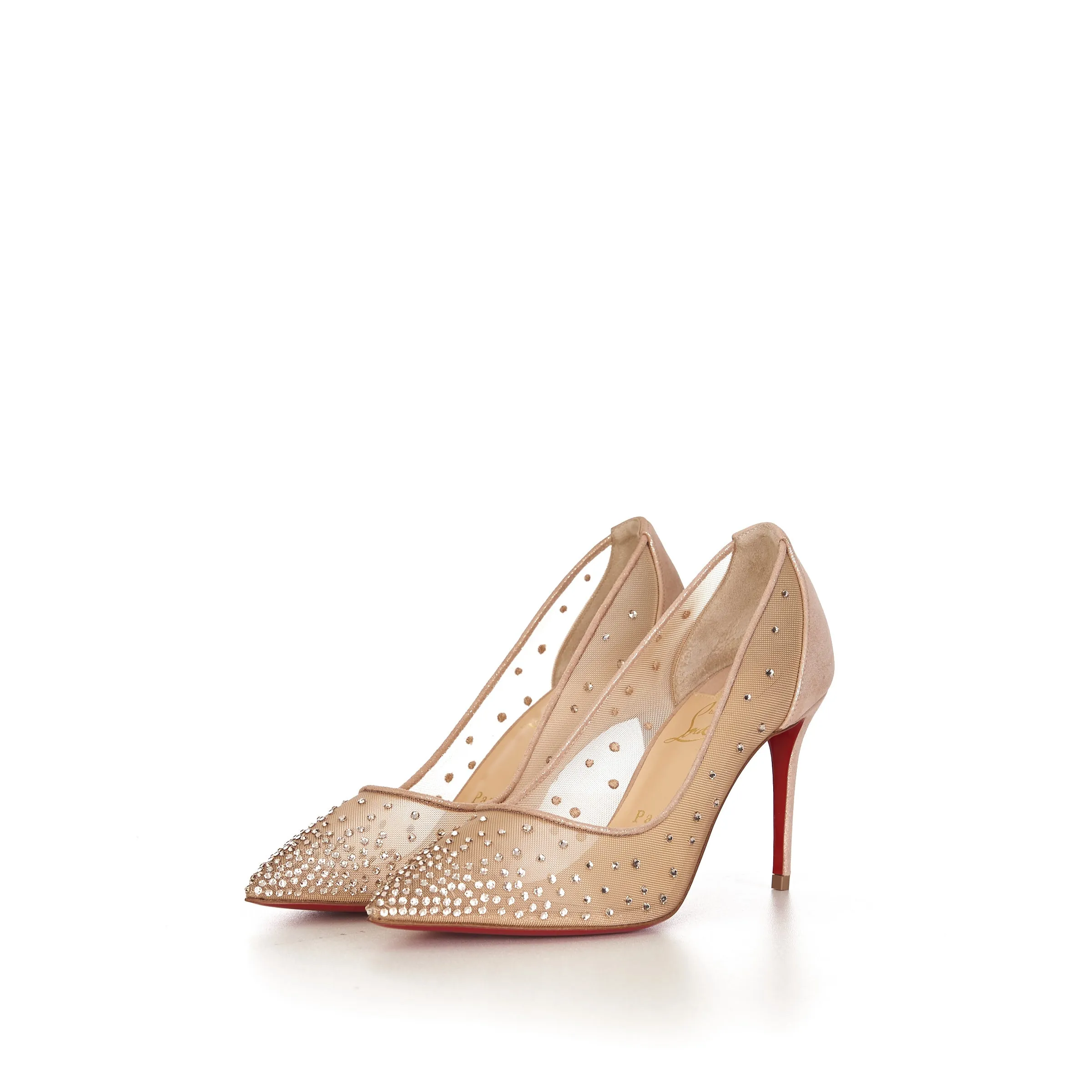 Nude Follies Strass 85 Pumps