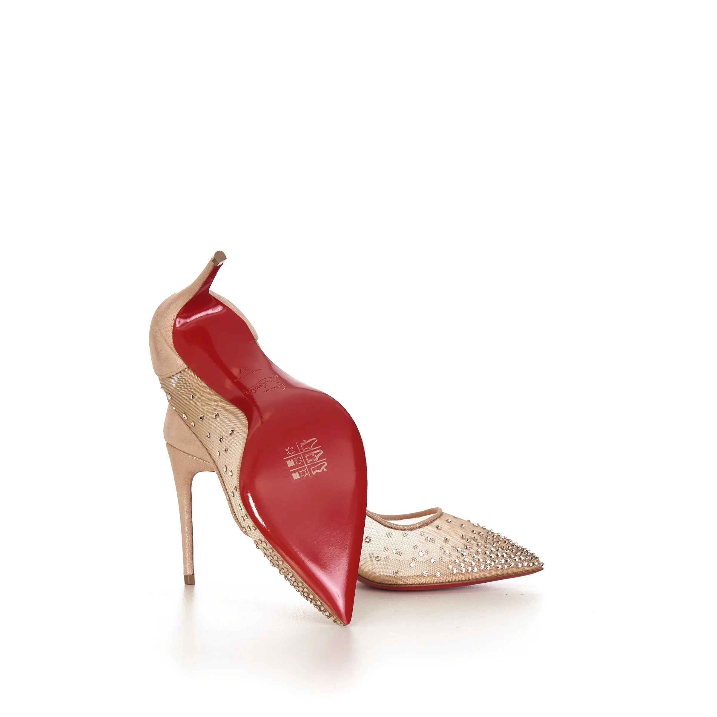 Nude Follies Strass 85 Pumps