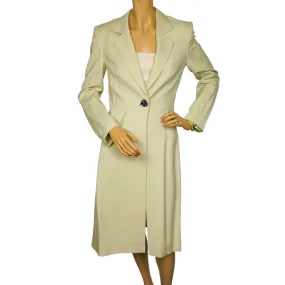 Pamella Roland Spring Coat Light Green Ladies Size S M