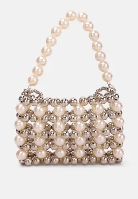 Pearl Beaded Sling Bag