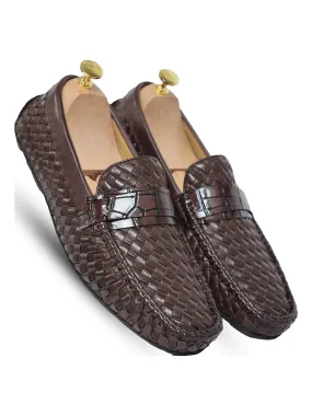 Ross Weaved Loafer Coffee