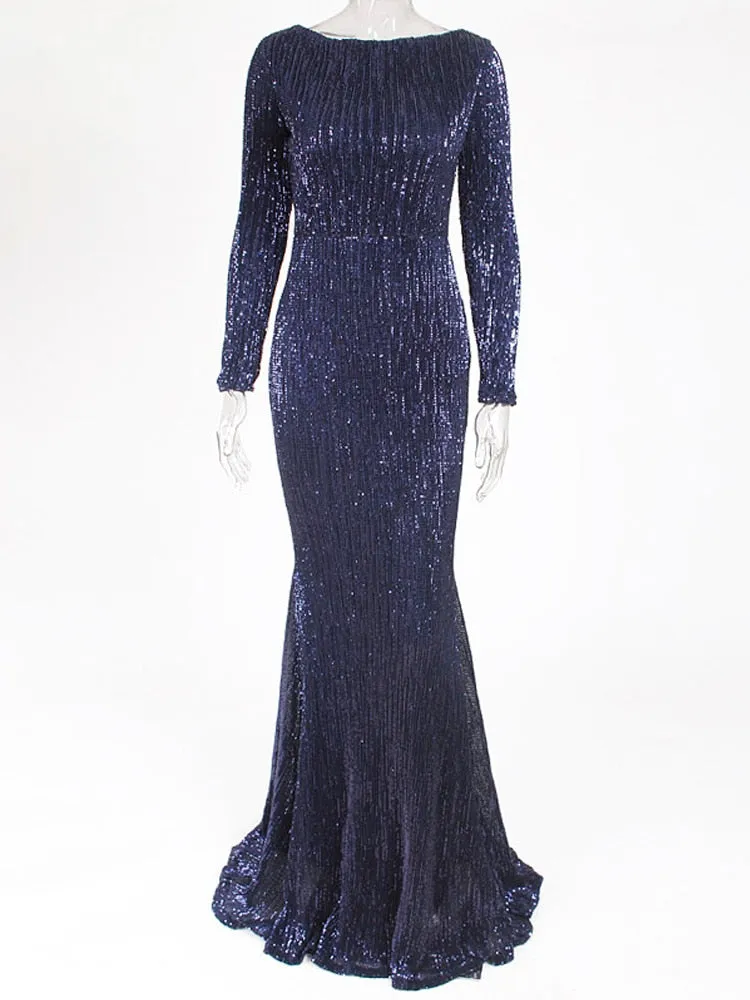 Sequin Evening Formal Gown