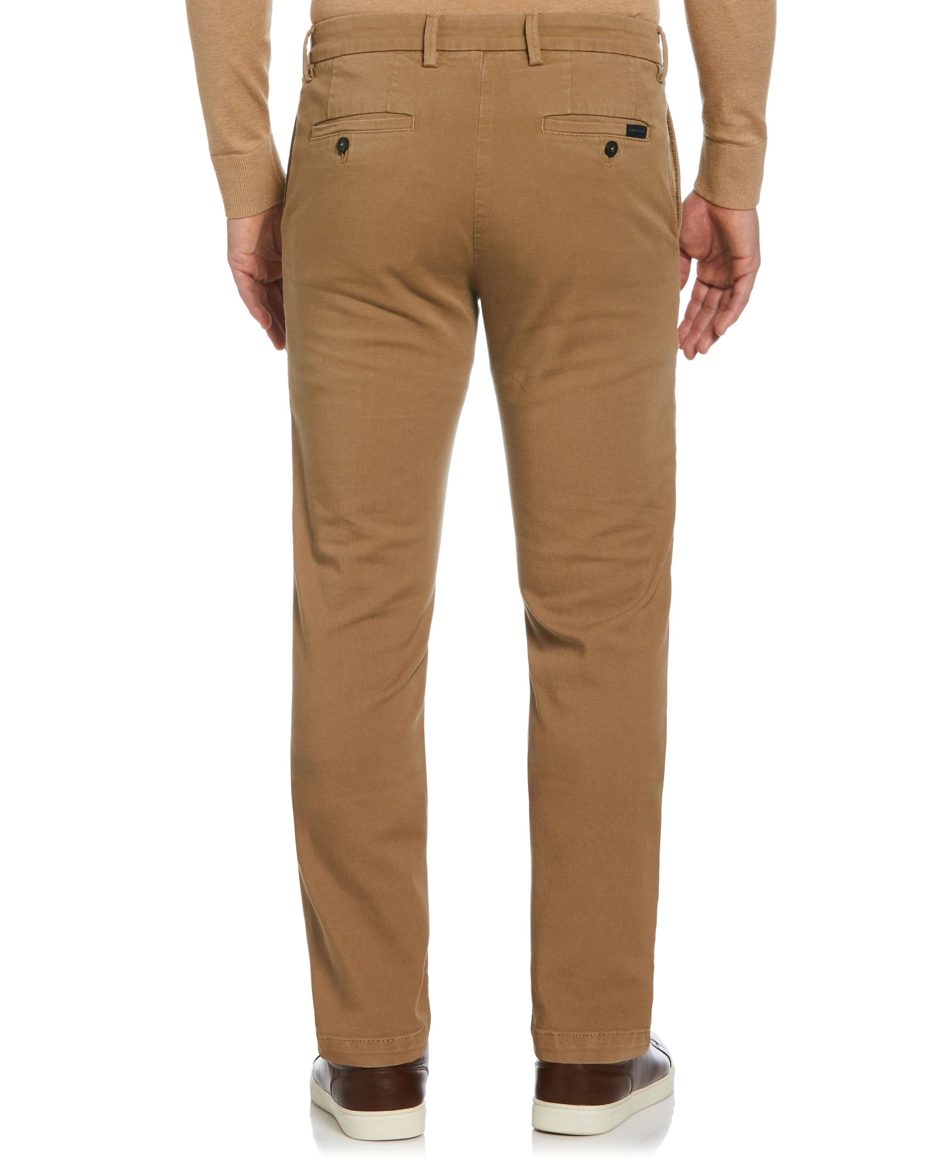 Slim Fit Dyed Solid Twill Chino Pant