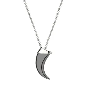 Talon Claw Pendant - Silver Black Rhodium