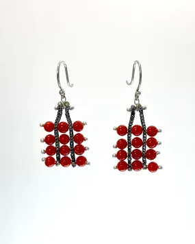 Ten Thousand Things Coral Square Earrings