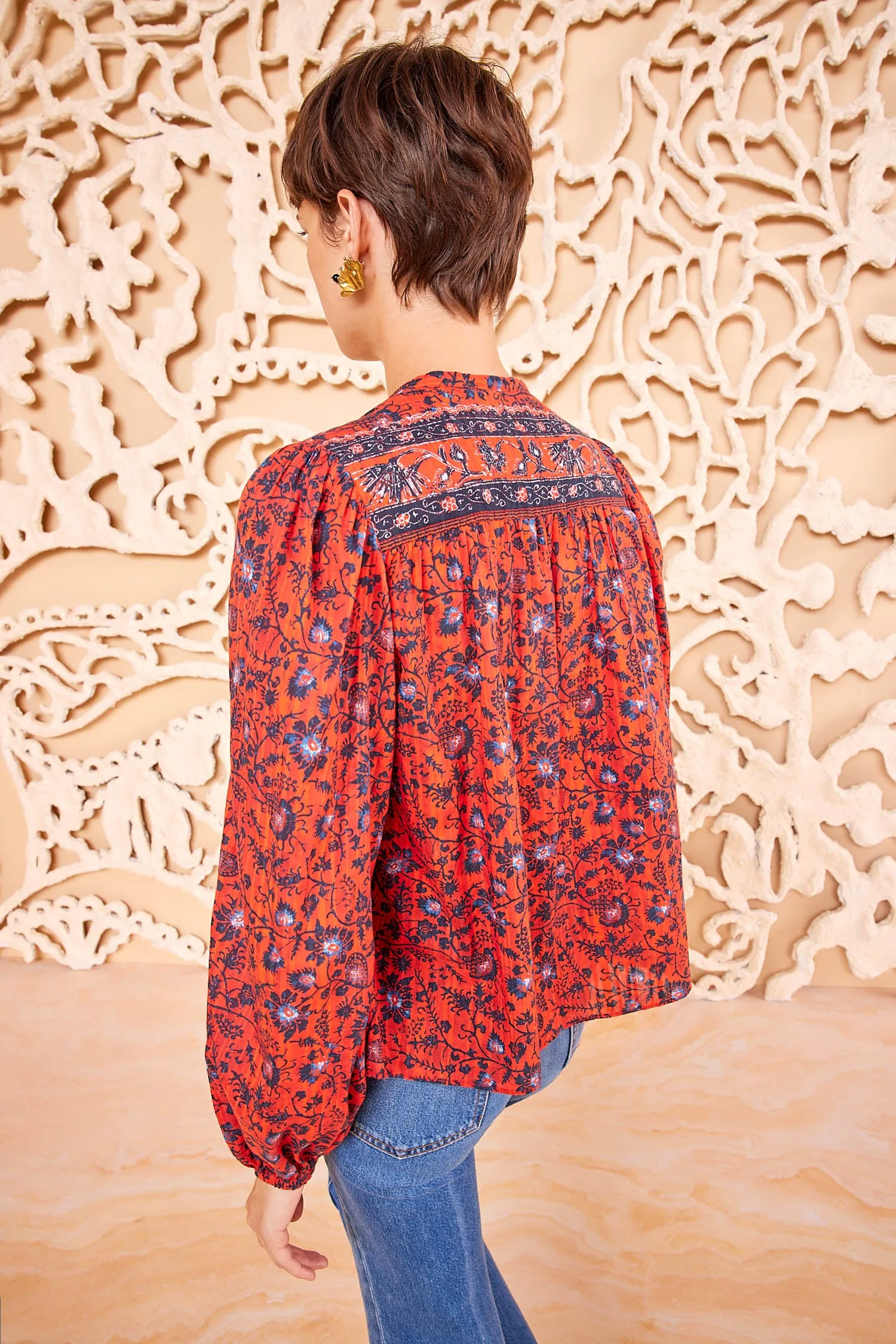 Tillie Blouse - Poppy