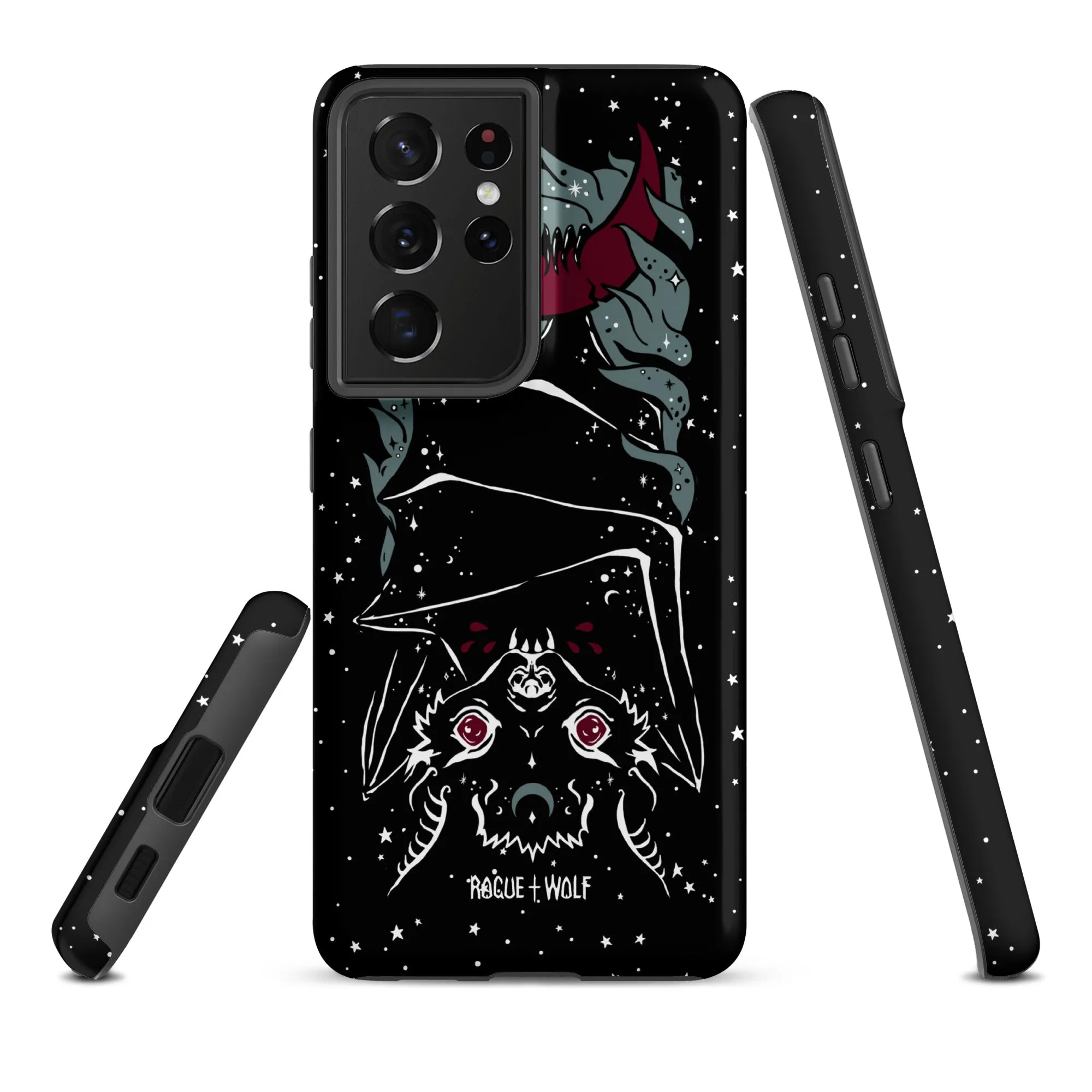 Vampire Bat Tough Phone Case for Samsung - Witchy Goth Anti-scratch Shockproof Case Cover