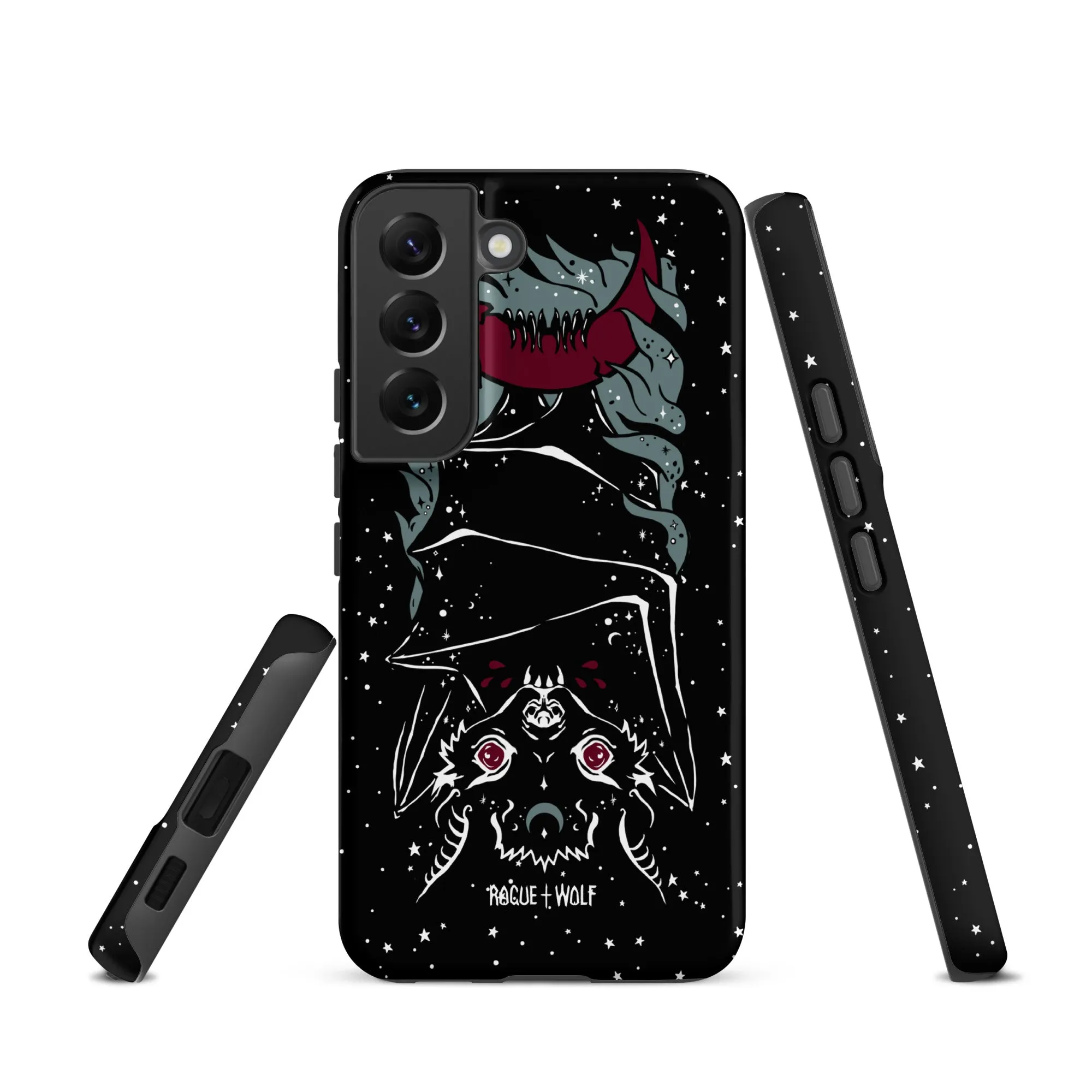 Vampire Bat Tough Phone Case for Samsung - Witchy Goth Anti-scratch Shockproof Case Cover