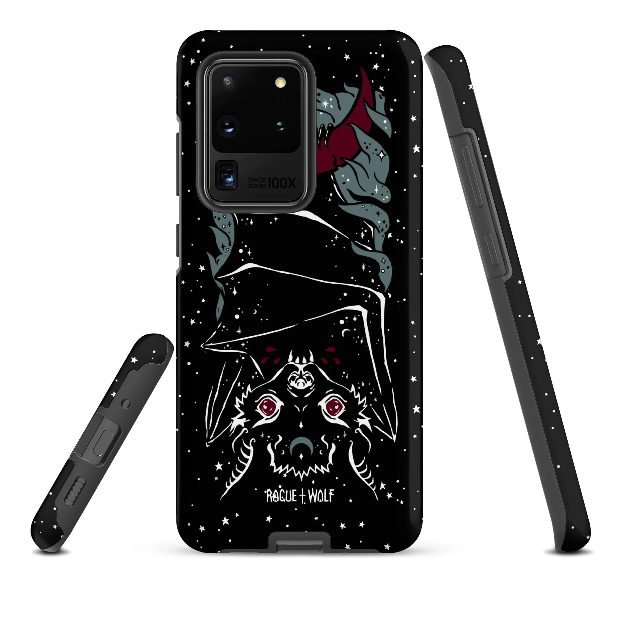 Vampire Bat Tough Phone Case for Samsung - Witchy Goth Anti-scratch Shockproof Case Cover