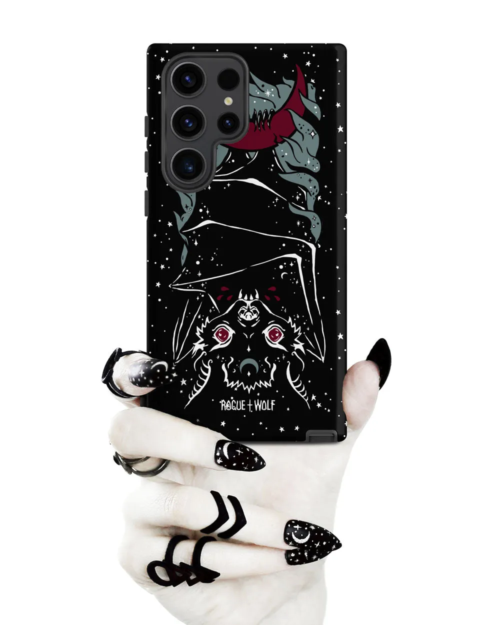 Vampire Bat Tough Phone Case for Samsung - Witchy Goth Anti-scratch Shockproof Case Cover